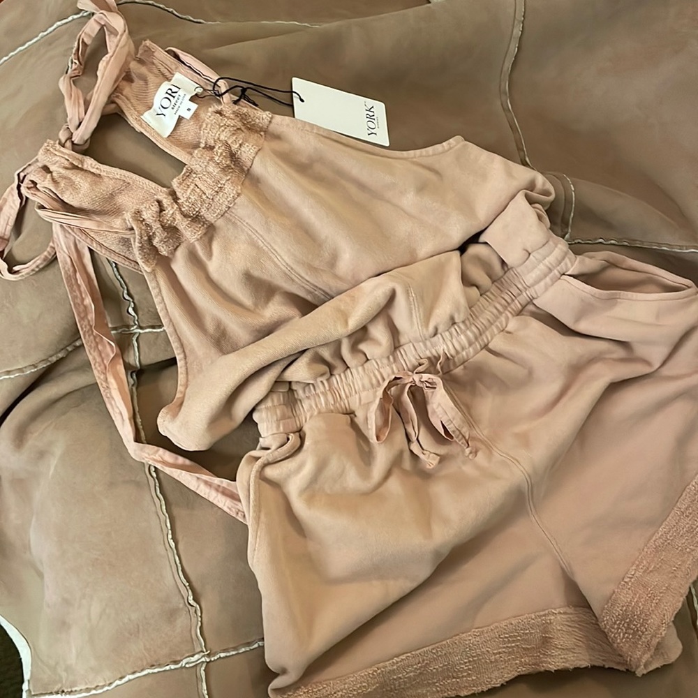 York Street Salmon Romper